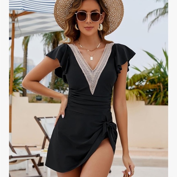 Blooming Jelly Other - Blooming Jelly Women's Tummy Control Swimsuits One Piece Swim Dress XL
